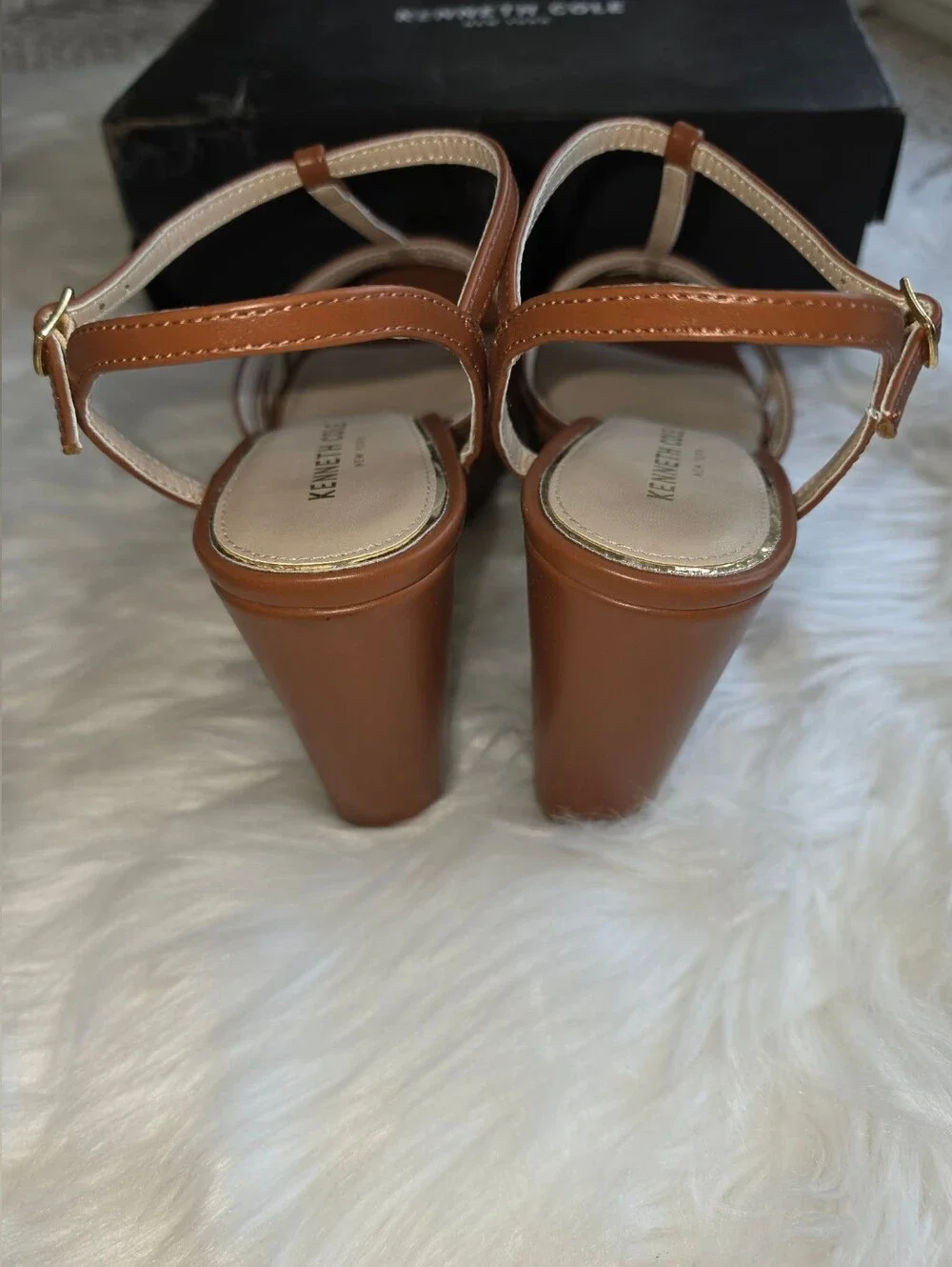 Kenneth Cole New York Women's Celia Platform Wedge Sandals - 10M